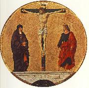 COSSA, Francesco del The Crucifixion (Griffoni Polyptych) dfg oil painting on canvas